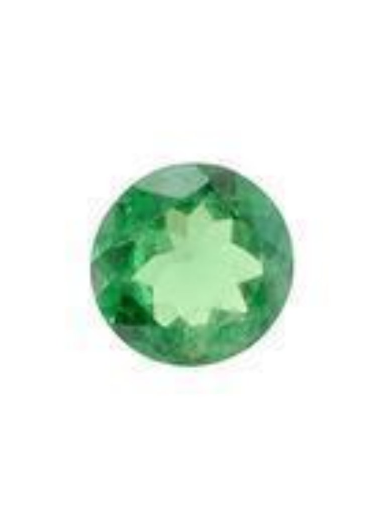 0.65ct 5.5mm Round Tsavorite Garnet Gemstone